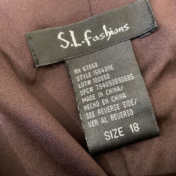 SL Fashions Layered Mini fairy Core Dress women’s Size 16 floral browns & lined - Picture 10 of 12